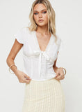 Fongt Hot Girl Style With Short-Sleeved Summer Splicing Lace Strap Sexy Top Vest