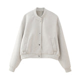 New Soft Loose Pilot Jacket 3046272-Outfit