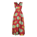 African Wear Printed Multi-wear Sexy Lace-up