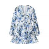 Fongt Women's Clothing 2025 Summer New Hanging Neck With Flower Dress