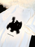 Aesthetic Black Cat Print Oversized T-shirt-Outfit