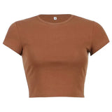 Fongt Women's DIY New Women's Summer Solid Color Short Acceptable With