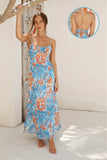 Fongt Summer New Royal Sister Wind With Beautiful Back French Low-Cut Sling Dress 23069-1-Outfit