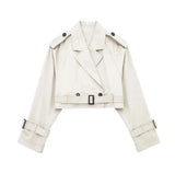 Fongt New Women's Short Cut Wind Coat Jacket Jacket Female B62529