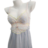 Fongt New Ice Silk Sling Pyjamas Women Summer With Chest Pad Lace Splicing Short Skirt Sexy Sleepy Pure Home Clothes