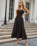 Fongt High-End 2025 Spring And Summer Women's New Sexy Print Slinged Dopamine Wearing Dress Women