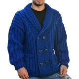Fongt National Wind Winter Coat Thick Double Buckle Coarse Needle Sweater Loose High-End Wool Coat