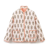 Fongt Women's Clothing 2025 Autumn New Street Multi-Color Printing Collar Cotton Jacket