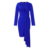 Fongt Autumn Long Sleeves Elegance OL Pencil Dress Size Africa Dress