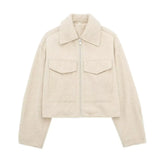 Fongt 2025 Spring And Autumn Women's Street Fashion Soft This Short Jacket Jacket D69237