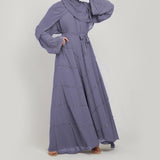Daily Solid Color Beading Robe