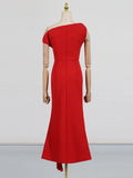 Fongt Temperament Famous Wind Dress Woman 2025 Spring New Fold Design Feeling Slim Thin White Evening
