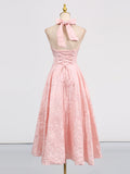 Fongt Temperament Dress Woman 2025 Summer New Sexy Style Dark Pattern High-Sensing Collar Wearing Long
