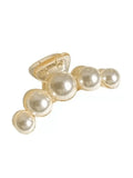 Faux Pearl Decor Large Hair Claw-Outfit