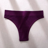 Seamless Brazilian Women's Panties High Waist Underwear Female Lingerie Comfortable Solid Color Underpants Plus Size