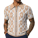 Fongt Men's POLO Shirt Summer New Jackfflower Short Sleeves