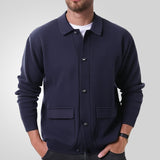 Fongt Men's High Density 12 Knit Jacket Stereo Three-Dimensional Packed Jacket Shirt
