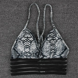Sexy Gym Tracksuit Women Leopard Printed Skinny Fitness Two Piece Set Outfits Running Training Workout