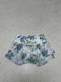 Fongt Babes Wind Screen Printing Irregular Lace Low-Rise Mini Skirt Holiday Thin Thin Short Skirt