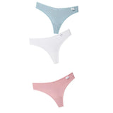 G-string Panties Cotton Women's Underwear Sexy Panties Female Underpants Thong Solid Color Panty Lingerie T Back