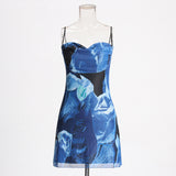 Sexy Sweet And Spicy Dress Dress 2025 Summer New Design Mesh Slings Short