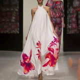 Sleeveless Ruffled Sundress Backless Party