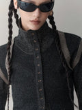 High Neck Slim Long Sleeve