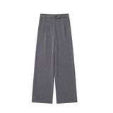 New Pleated Wide-Leg Pants In Spring 9686 8372124-Outfit