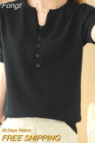 Sleeve Sweater For Women Summer New Thin Knitted Top Ladies Button Up Tops Loose Elegant Casual Clothes Sweater Mujer