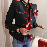 Autumn Leather Jacket Women Short Slim Black PU Love High End Washed Leather Sweet Soft Leather