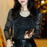 Sleeve Transparent Shining Elegant
