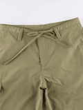 Straight Leg Pocket Cargo Pants-Outfit