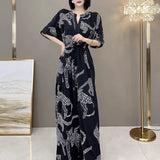 Printed Jumpsuit-Outfit