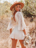 Ruffles Long Sleeves Mini