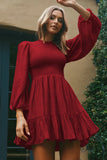Commute Autumn Fashion Women's Long-sleeved Ruffled Elegant