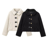 Fongt Women's Clothing Explosion Grab Short Coat