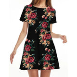 O-Neck Loose Solid Up