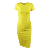 O-Neck Short Sleeve Office Ladies