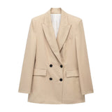 Fongt Autumn And Winter Straight Trousers Double Buckle Suit Vest Three Sets Of New Women's Fashion Commuting Suit