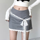 Fongt New Summer Sexy Hot Girl Personality Niche Street Show Slim Slim Short Skirt-Outfit