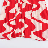New Printed Belt Decorated With Long Dress 2183061-Outfit