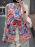 Trend Chinese Style Vest Women's 2023 Design Sense Minority Heavy Industry Embroidery Retro Plate Buckle To Wear A Small Jacket-Outfit
