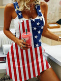 Large Size Denim Street Hipster Skirt Suspender Slimming