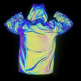 2024 Fashion Fish Scale Dazzling Reflective Jacket Men's Casual Colorful Luminous Jacket-Outfit