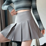 Fongt Skirt Women's Large Size 100-Fold Skirt 2025 New High-Rise Slim Small Man Anti-Walking Spring, Autumn And Winter A Short Skirt