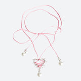 Coquette Barbed Heart Bow Tie