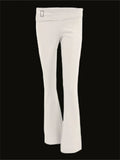 Knit Zipper Hodded Top And Pants Set-Outfit
