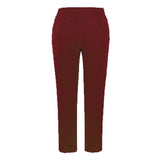 Solid Color Loose Double-sided Plush Trousers