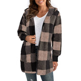 Fongt New Coat Loose Lattice Knitted Cardigan Fashion Sweater