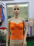 Fongt Base Base Kink Knit Sling Short Tight Back Sexy Play-Outfit